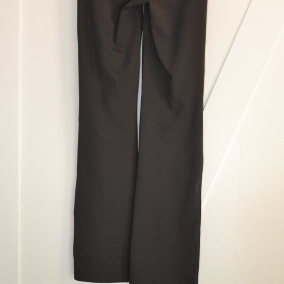 𝅺BANANA Republic track pants high rise waist tall yoga XS dark green bootcut - Picture 4 of 10